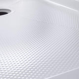 Ada Compliant 64 in. L x 36 in. W Alcove Shower Pan Base with Center Drain in White