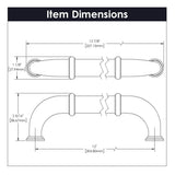 Appliance Pull - 12 Inch Center to Center - Hickory Hardware
