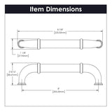 Appliance Pull - 8 Inch - Center to Center - Hickory Hardware