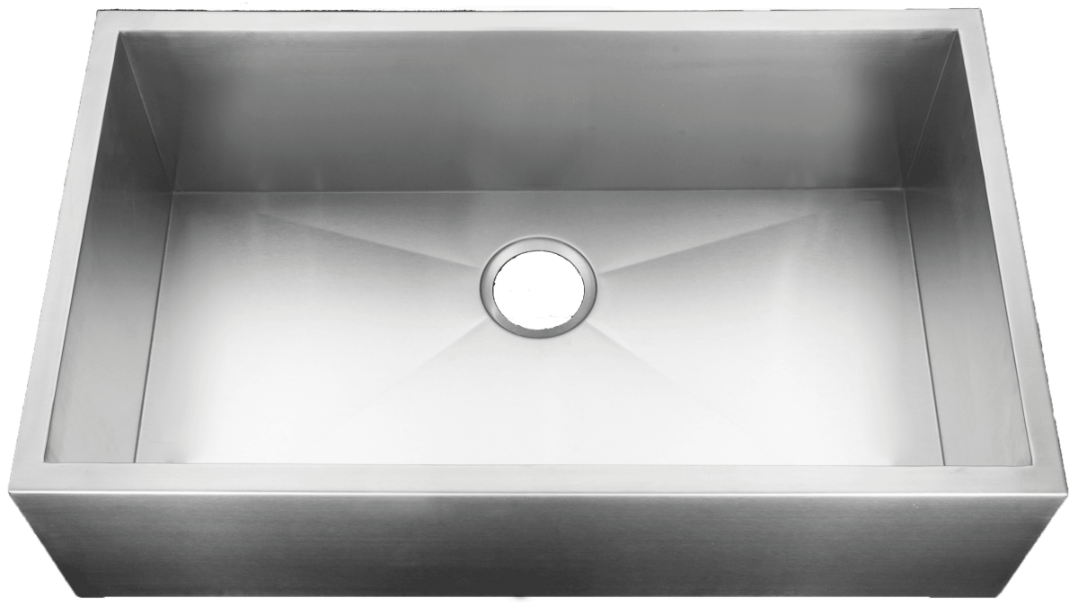 Apron Front Sink - Stainless Steel Apron Front Sink - 32" x 19" x 10"