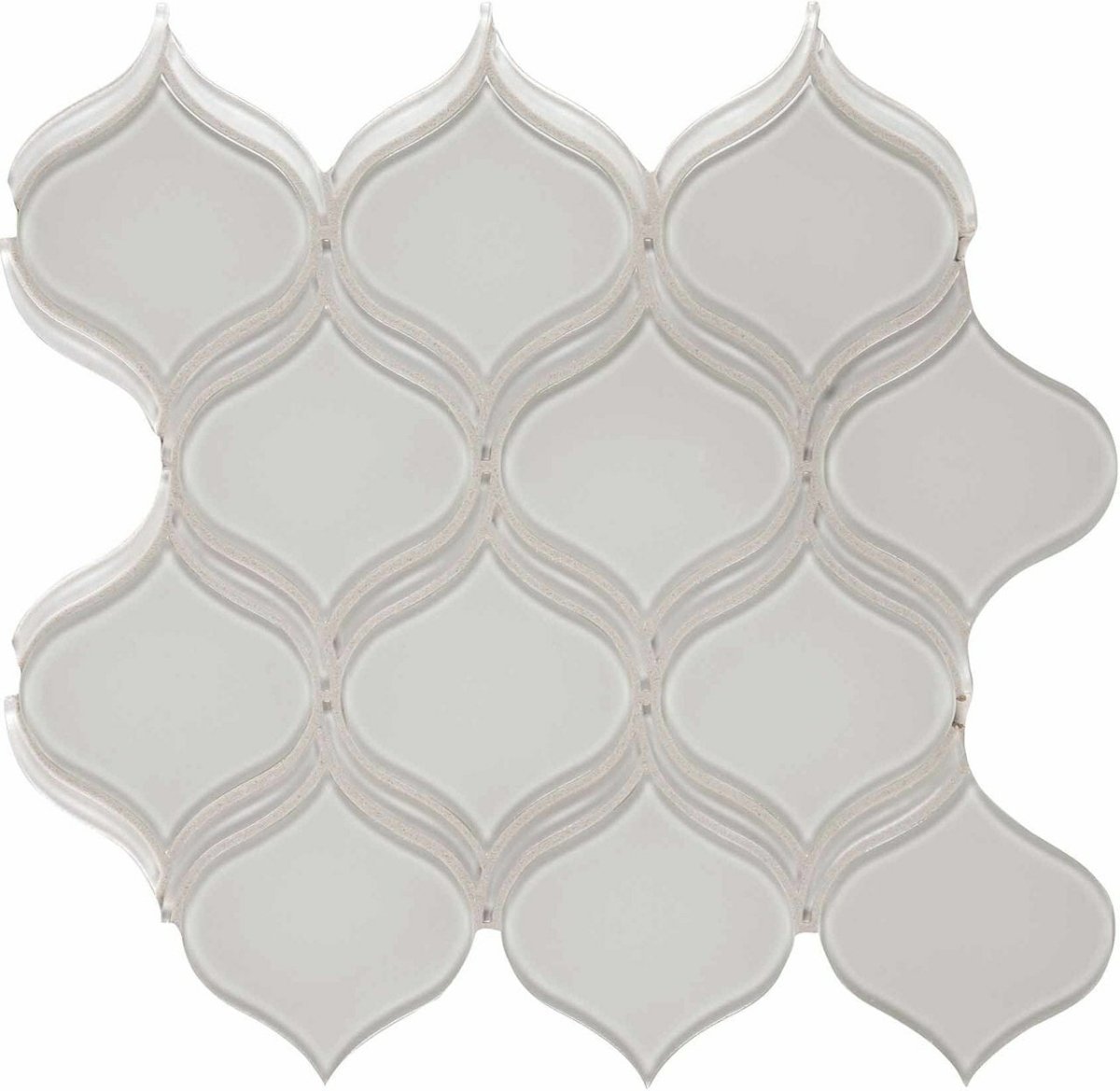 Arabesque Element Mist Glass Mosaic
