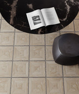 Aspen Paper Birch Marquetry Matte Glazed Porcelain Mosaic