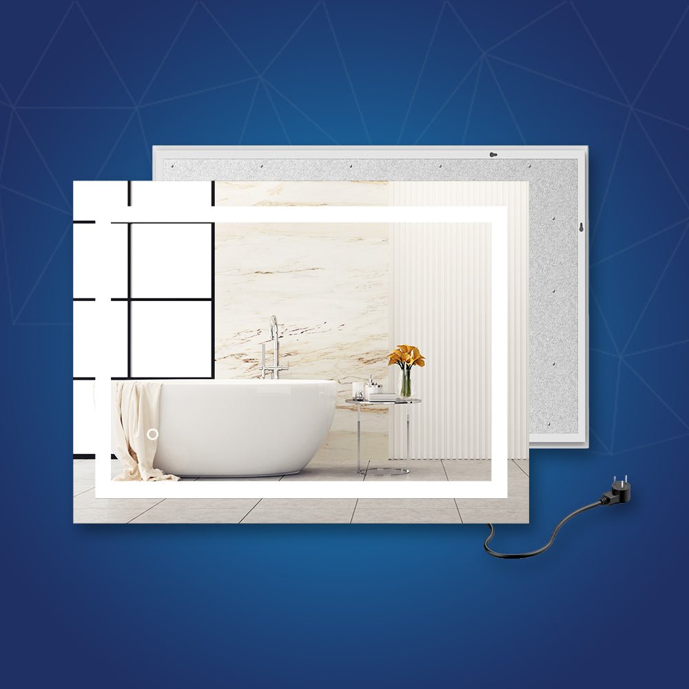 Backlit/Frontlit, Vanity Mirror with Lights, Touch Switch, Anti-Fog, Adjustable 3-Color Temperature & Remembrance, CRI 90+, LED Mirror for Bathroom, Accord Style