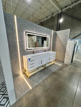 Backlit/Frontlit, Vanity Mirror with Lights, Touch Switch, Anti-Fog, Adjustable 3-Color Temperature & Remembrance, CRI 90+, LED Mirror for Bathroom, Accord Style