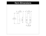 Bar Hook 7/8 Inch Center to Center - Hickory Hardware