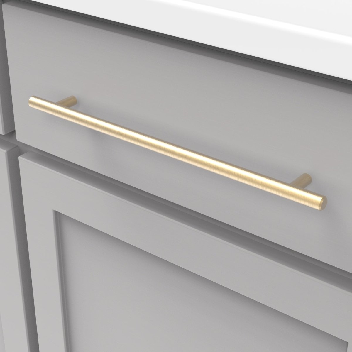 Bar Pull 10-1/16 Inch (256mm) Center to Center - Hickory Hardware