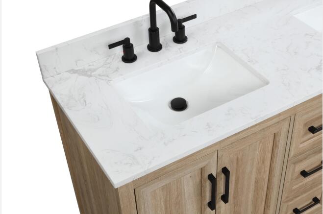 Bathroom Vanities With Sink - Retford (Light Wood)