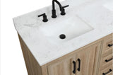 Bathroom Vanities With Sink - Retford (Light Wood)