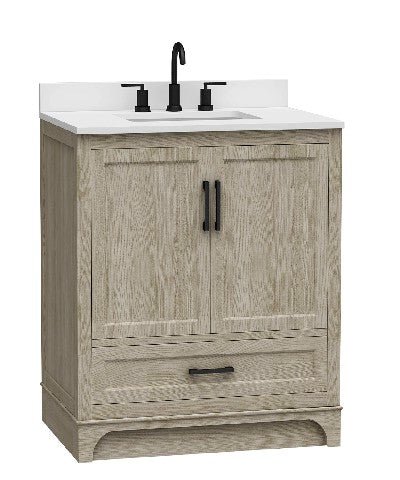 Bathroom Vanities With Sink - Retford (Light Wood)