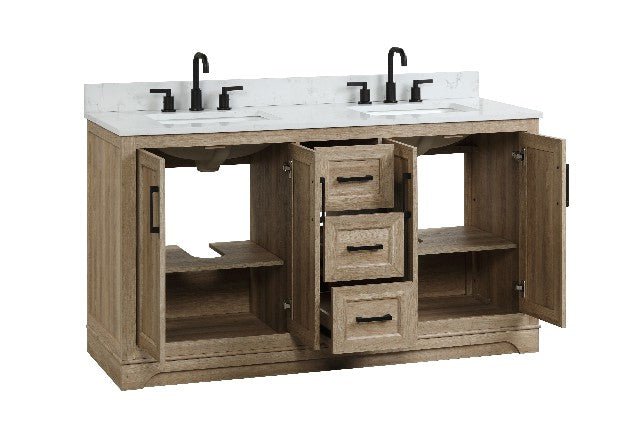 Bathroom Vanities With Sink - Retford (Light Wood)