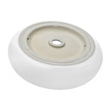 Bathroom Vessel Sink Round White Circular Above Counter Porcelain Ceramic