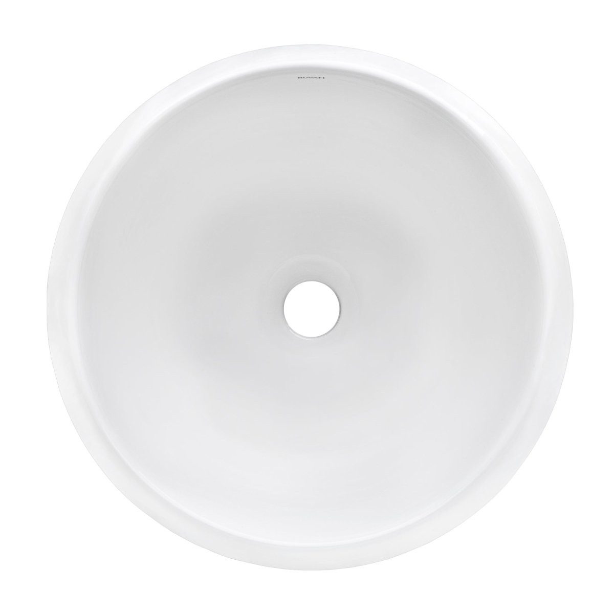 Bathroom Vessel Sink Round White Circular Above Counter Porcelain Ceramic