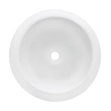 Bathroom Vessel Sink Round White Circular Above Counter Porcelain Ceramic