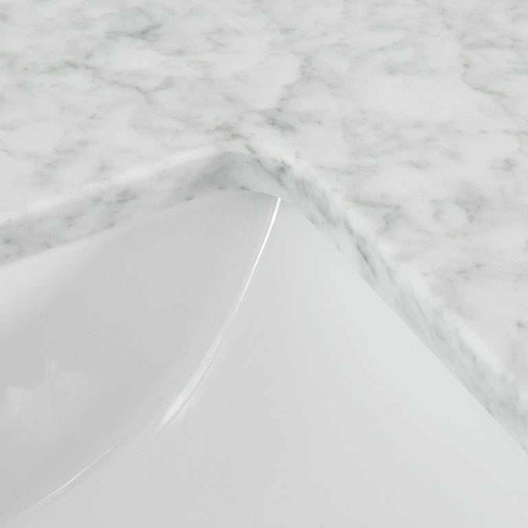 Bianco Carrara White Premium 1" thickness Vanity Top