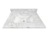 Bianco Carrara White Premium 1" thickness Vanity Top