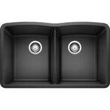 Blanco 32 inch Diamond Double Bowl Undermount Silgranit Kitchen Sink 50/50