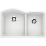 Blanco 32 inch Double Bowl Undermount Kitchen Sink - 60/40