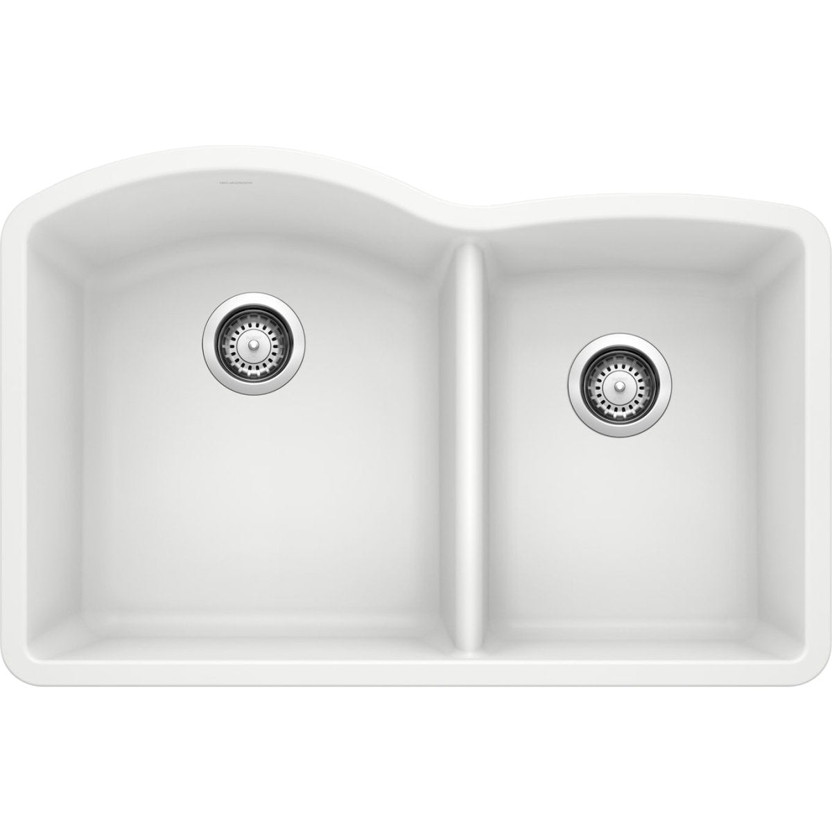 Blanco 32 inch Double Bowl Undermount Kitchen Sink - 60/40