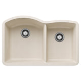 Blanco 32 inch Double Bowl Undermount Kitchen Sink - 60/40