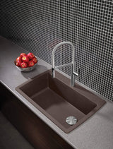 Blanco Diamond 33-1/2 Inch Super Single Bowl 9.5 Inch Depth Undermount Kitchen Sink