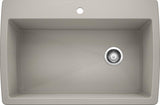 Blanco Diamond 33-1/2 Inch Super Single Bowl 9.5 Inch Depth Undermount Kitchen Sink