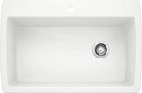 Blanco Diamond 33-1/2 Inch Super Single Bowl 9.5 Inch Depth Undermount Kitchen Sink