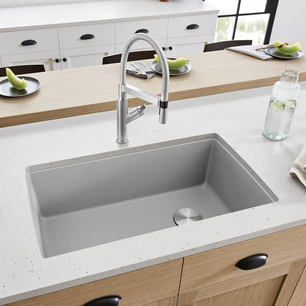 Blanco Diamond 33 inch Single Bowl Silgranit Undermount Kitchen Sink