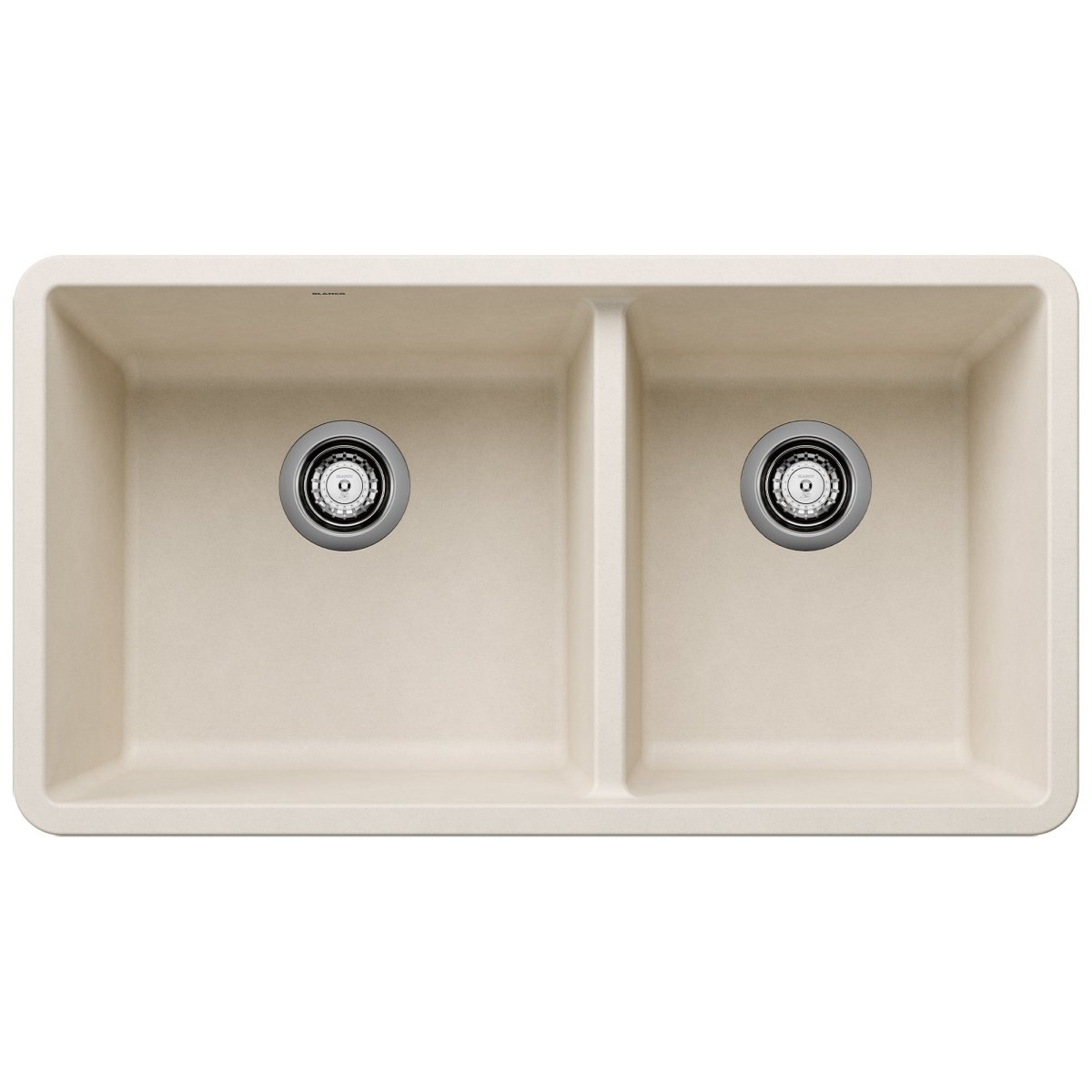 Blanco Precis 33 Inch Double Bowl Silgranit Undermount Kitchen Sink - 60/40
