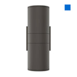LED Up & Down Lights Outdoor Wall Light, Cylinder Outdoor Sconces, 2x36W, AC100- 277V, Double Side Light (Avail Color - Red, Green, Blue)