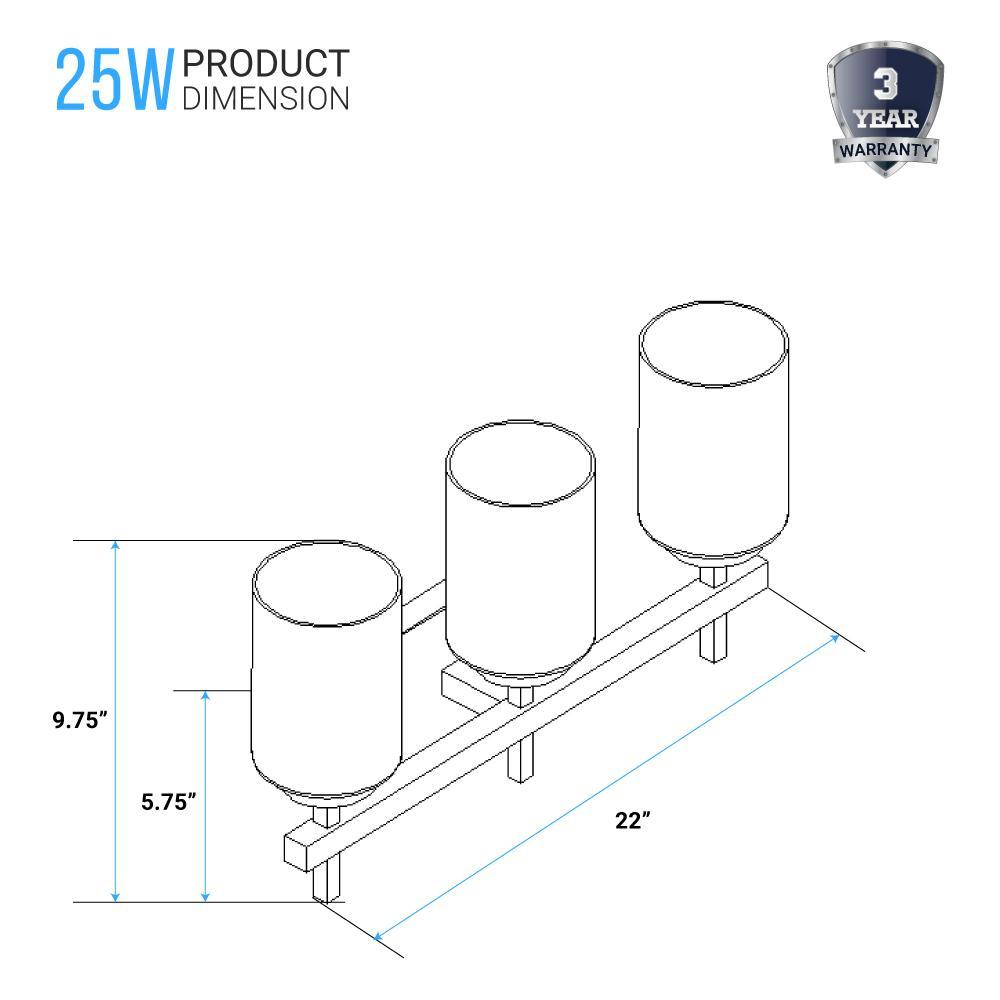 Brushed Nickel Bathroom Light Fixtures with Opal Glass Shades, Wall Mount, 4000K (Cool White), Vanity Lighting, ETL Listed, Cylinder Shape Bath Bar Light