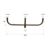 Bullhorn 3 Arms 180 Degree in-Line