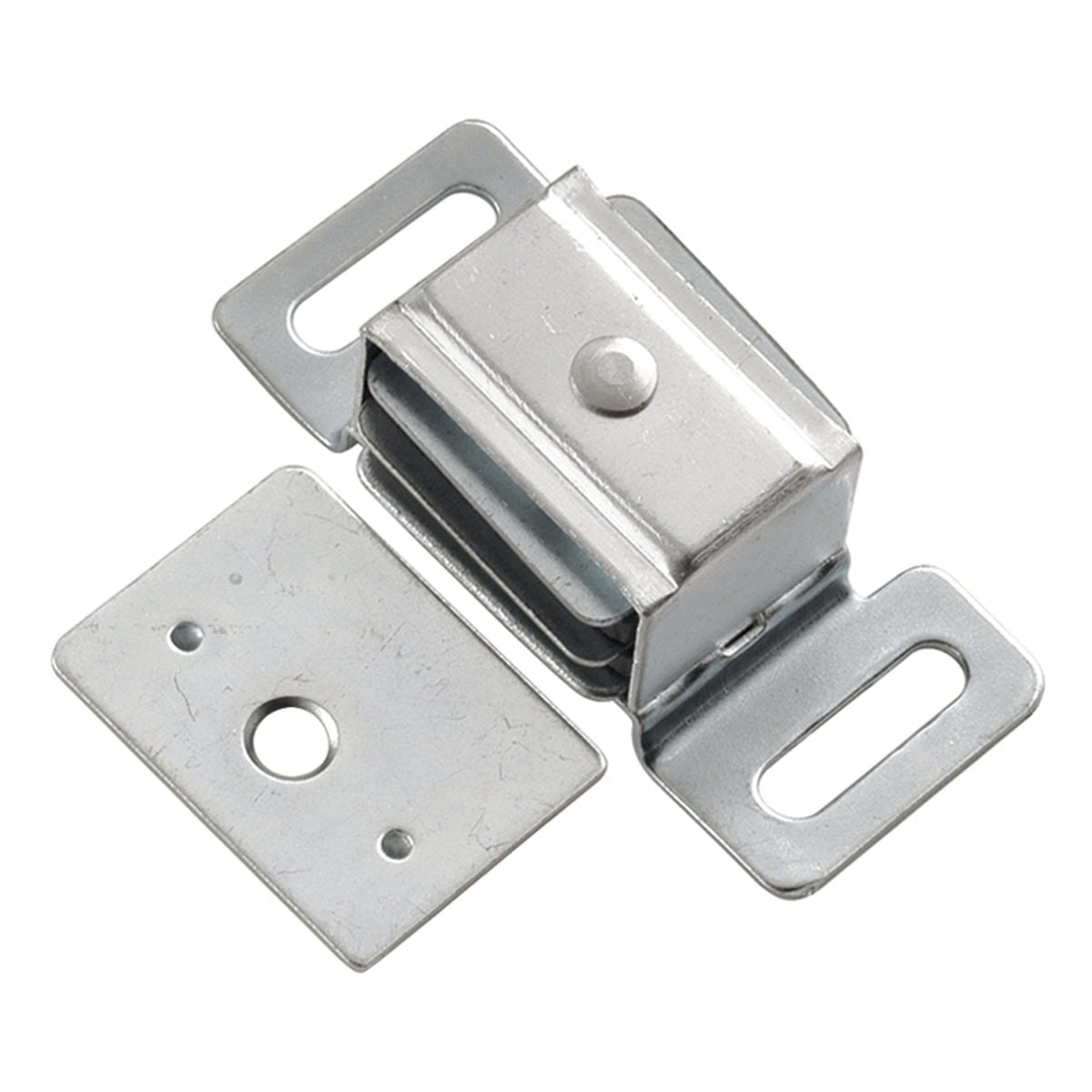 Cabinet Door Catch 2 Inch Center to Center in Cadmium- Hickory Hardware