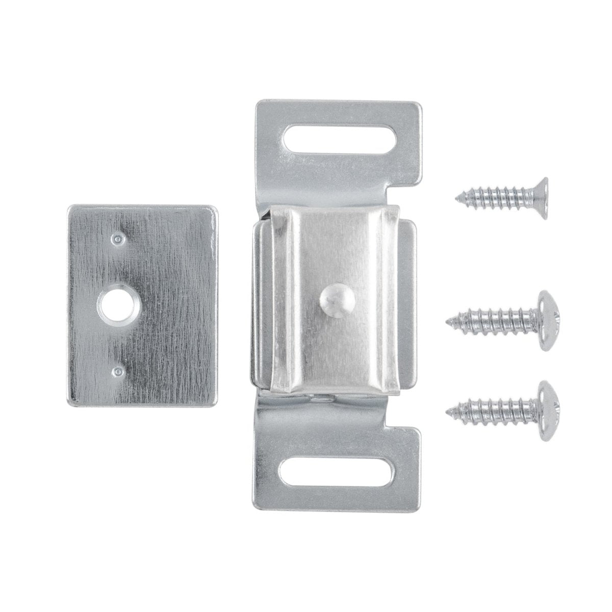 Cabinet Door Catch 2 Inch Center to Center in Cadmium- Hickory Hardware