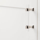 Cabinet Door Handle 3 Inch Center to Center in Polished Nickel - Hickory Hardware