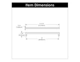 cabinet door handles 12 Inch Center to Center - Hickory Hardware