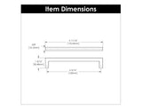 Cabinet Door Handles 6-5/16 Inch (160mm) Center to Center - Hickory Hardware
