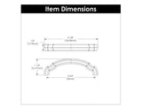 Cabinet Handles 3-3/4 Inch (96mm) Center to Center - Hickory Hardware