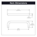 cabinet handles 3-3/4 Inch (96mm) Center to Center - Wire Pulls Collection