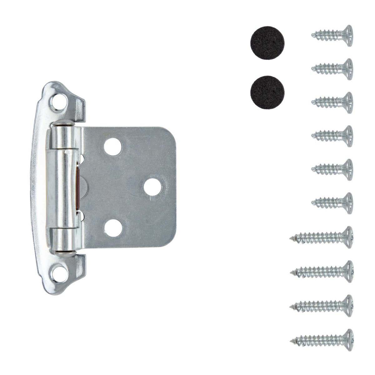 Cabinet Hinge Flush Surface Face Frame Self-Close (2 Hinges/Per Pack) - Hickory Hardware