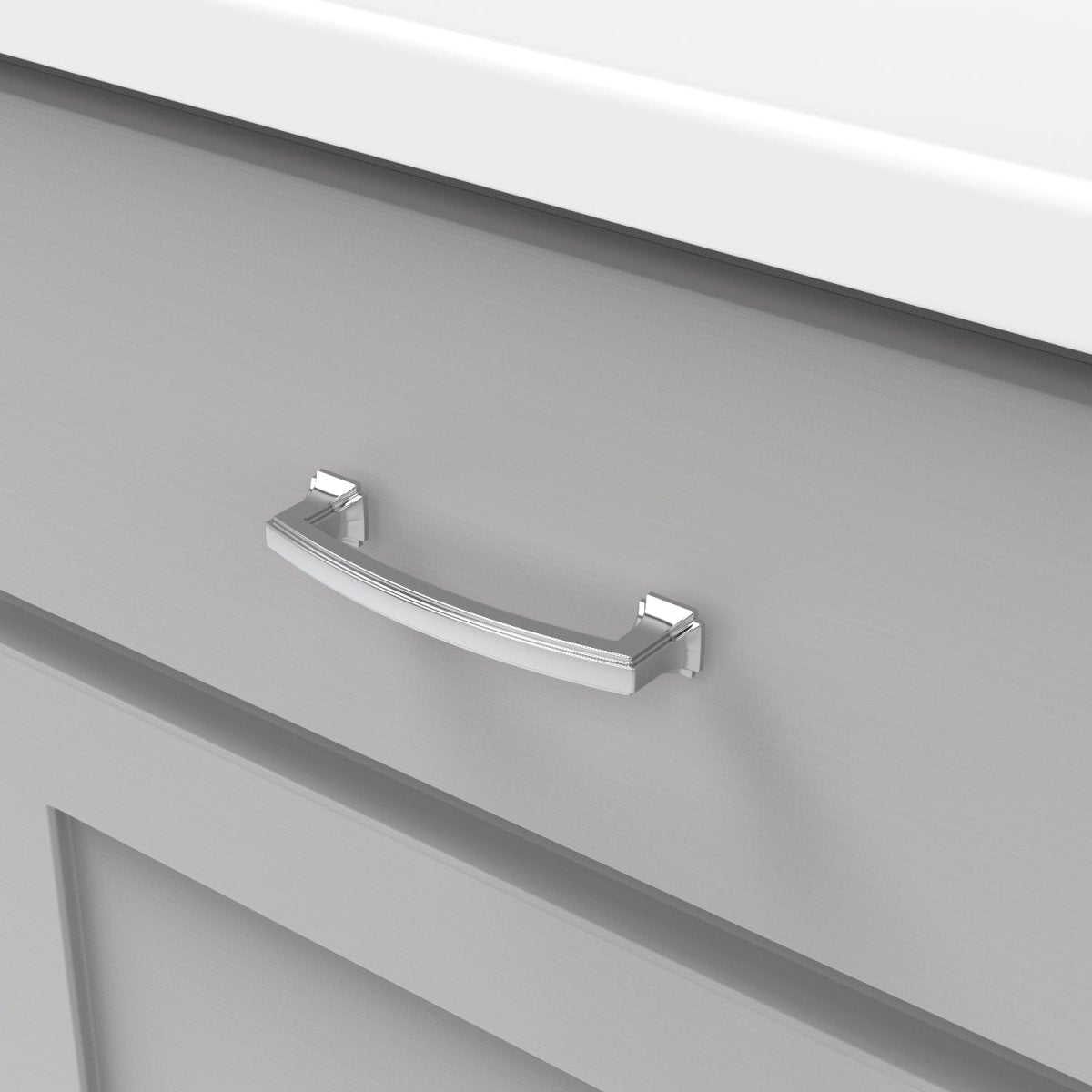 Cabinet Pull 3-3/4 Inch (96mm) Center to Center - Bridges Collection