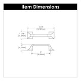 Cabinet Pull 3 Inch Center to Center - Hickory Hardware