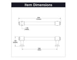 Cabinet Pull 5-1/16 Inch (128mm) Center to Center - Hickory Hardware