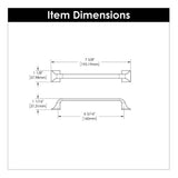 Cabinet Pull 6-5/16 Inch (160mm) Center to Center - Hickory Hardware