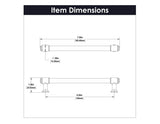 Cabinet Pull 6-5/16 Inch (160mm) Center to Center - Hickory Hardware