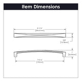 Cabinet Pull 7-9/16 Inch (192mm) Center to Center - Hickory Hardware