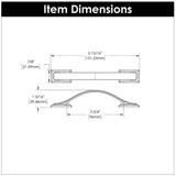 Cabinet Pulls 3-3/4 Inch (96mm) Center to Center - Hickory Hardware