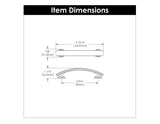 Cabinet Pulls 3-3/4 Inch (96mm) Center to Center - Hickory Hardware