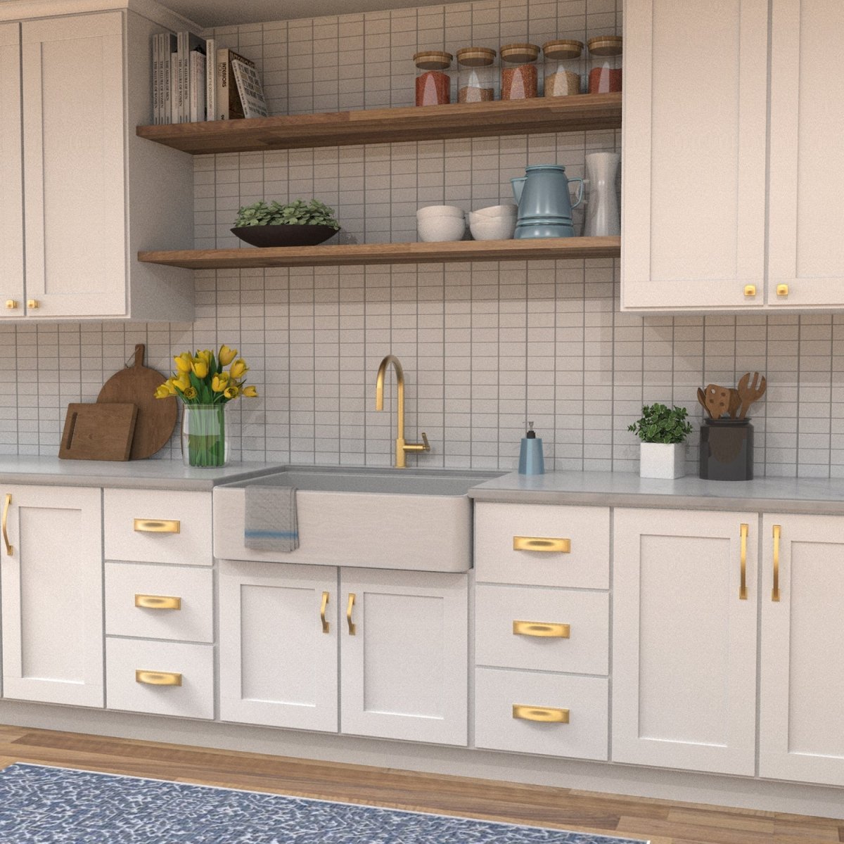 Cabinet Pulls 3-3/4 Inch (96mm) Center to Center - Hickory Hardware