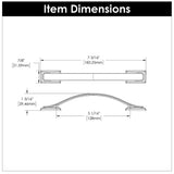 Cabinet Pulls 5-1/16 Inch (128mm) Center to Center - Hickory Hardware