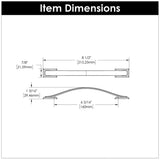 Cabinet Pulls 6-5/16 Inch (160mm) Center to Center - Hickory Hardware